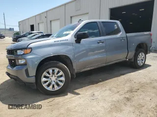 2019 Chevrolet Silverado 1500 Custom with VIN 1GCPYBEH8KZ221278, listed as a Copart auction lot 52927094 with 73,247 mi miles and Salvage Title. Bid and sale history available at DreamBid. Image 1.