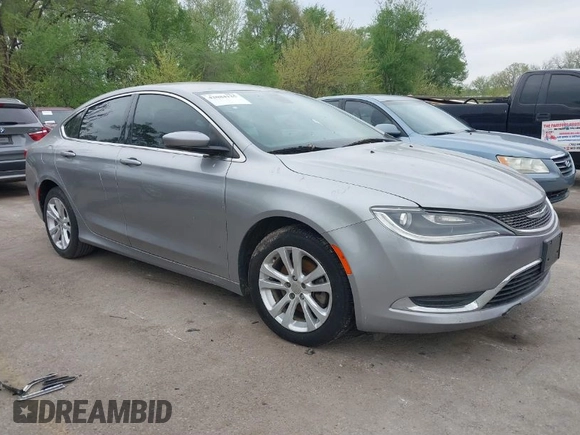 2015 Chrysler 200 Limited with VIN 1C3CCCAB8FN700919, listed as a IAAI auction lot 42084125 with 171,960 mi miles. Bid and sale history available at carsss.com. Image 1.