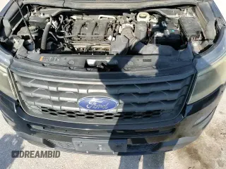 2017 Ford Police Interceptor Utility с VIN 1FM5K8ARXHGB33665, выставлен на аукционе Copart как лот 80852215 с пробегом 93 455 миль миль и Чистый • Clean title. История ставок и продаж доступна на DreamBid. Изображение 14.