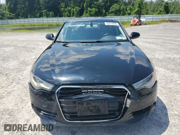2013 Audi A6 Premium Plus with VIN WAUGGAFC4DN096402, listed as a Copart auction lot 63414095 with 141,483 mi miles and Salvage title. Bid and sale history available at DreamBid. Image 5.