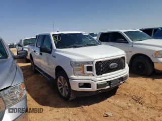 2018 Ford F-150 XL with VIN 1FTEW1E53JKF74547, listed as a Copart auction lot 51710635 with 202,356 mi miles and Clean Title. Bid and sale history available at DreamBid. Image 4.