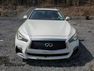 2018 Infiniti Q50 3.0t LUXE with VIN JN1EV7AR9JM433505, listed as a Copart auction lot 51435535 with 108,232 mi miles and Salvage Title. Bid and sale history available at carsss.com. Image 5.