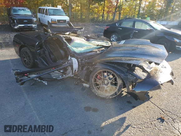 2001 Chevrolet Corvette Z06 with VIN 1G1YY12S315102406, listed as a Copart auction lot 76407634 with 0 mi miles and Salvage Title. Bid and sale history available at carsss.com. Image 4.