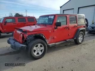 2018 Jeep Wrangler JK Unlimited Sport S with VIN 1C4HJWDG6JL919219, listed as a Copart auction lot 41806715 with 92,127 mi miles and Salvage Title. Bid and sale history available at carsss.com. Image 1.