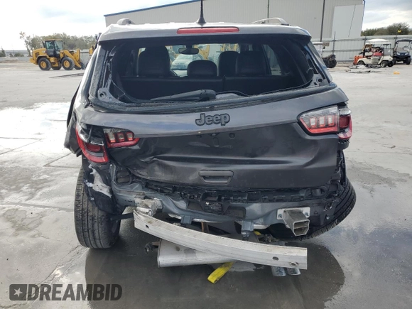 2021 Jeep Compass 80th Anniversary with VIN 3C4NJCEB9MT563622, listed as a Copart auction lot 45379235 with 45,790 mi miles and Non Repairable. Bid and sale history available at carsss.com. Image 6.