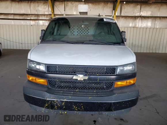 2018 Chevrolet Express Cargo Van with VIN 1GCWGAFG5J1315758, listed as a Copart auction lot 86204684 with 192,498 mi miles and Salvage Title. Bid and sale history available at carsss.com. Image 5.