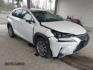 2020 Lexus NX with VIN JTJDJRDZ7L2126356, listed as a IAAI auction lot 41905863 with 44,014 mi miles. Bid and sale history available at carsss.com. Image 1.