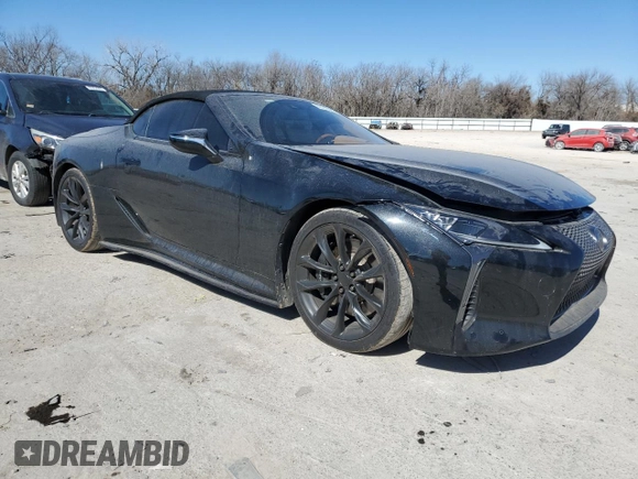 2021 Lexus LC 500h with VIN JTHKPAAY9MA100031, listed as a Copart auction lot 47472385 with 28,233 mi miles and Salvage title. Bid and sale history available at DreamBid. Image 4.