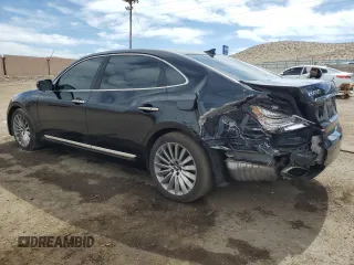 2015 Hyundai Equus Signature with VIN KMHGH4JH7FU098802, listed as a Copart auction lot 58010805 with 78,968 mi miles and Salvage title. Bid and sale history available at DreamBid. Image 2.
