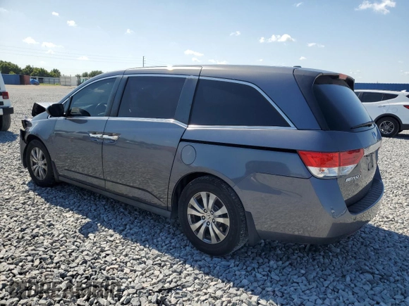 2016 Honda Odyssey EX-L with VIN 5FNRL5H6XGB104351, listed as a Copart auction lot 52507935 with 154,718 mi miles and Salvage Title. Bid and sale history available at DreamBid. Image 2.