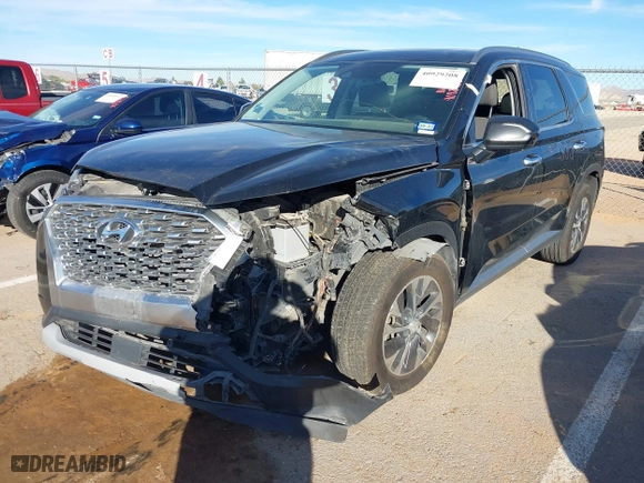 2020 Hyundai Palisade SEL with VIN KM8R24HE1LU056918, listed as a IAAI auction lot 40929208 with 113,486 mi miles. Bid and sale history available at carsss.com. Image 13.