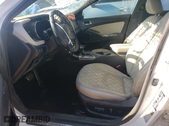 2014 Kia Optima SXL Turbo with VIN 5XXGR4A62EG284722, listed as a Copart auction lot 56189035 with 183,914 mi miles and Salvage title. Bid and sale history available at DreamBid. Image 7.