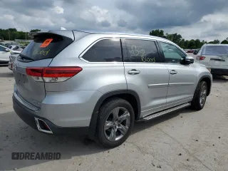 2017 Toyota Highlander Limited with VIN 5TDDZRFH0HS444271, listed as a Copart auction lot 60922755 with Not provided miles and Salvage title. Bid and sale history available at DreamBid. Image 3.