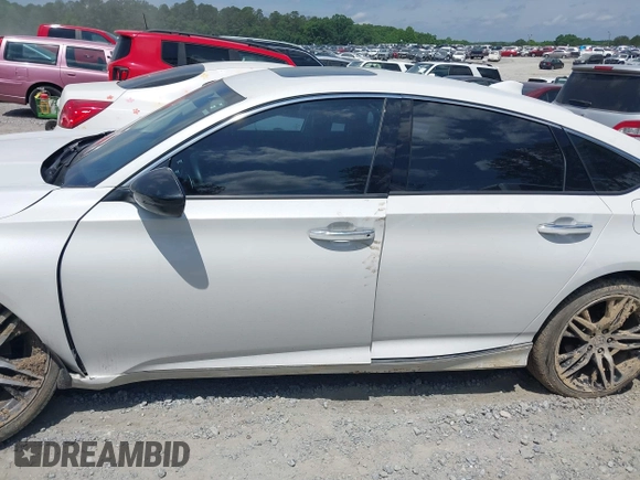 2021 Honda Accord Touring with VIN 1HGCV2F98MA015203, listed as a IAAI auction lot 42313124 with 55,530 mi miles and . Bid and sale history available at DreamBid. Image 14.