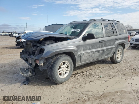 2003 Jeep Grand Cherokee Laredo with VIN 1J4GX48SX3C618284, listed as a Copart auction lot 43084045 with 132,528 mi miles and Salvage Title. Bid and sale history available at carsss.com. Image 1.