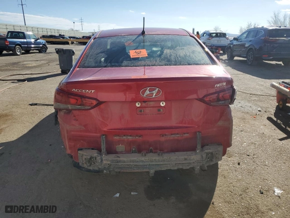 2019 Hyundai Accent SE with VIN 3KPC24A31KE085268, listed as a Copart auction lot 51868125 with 74,758 mi miles and Clean Title. Bid and sale history available at carsss.com. Image 6.