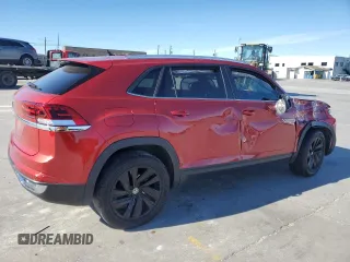2023 Volkswagen Atlas SE with VIN 1V2WE2CAXPC222175, listed as a Copart auction lot 41431095 with 29,072 mi miles and Salvage title. Bid and sale history available at DreamBid. Image 3.