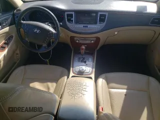 2013 Hyundai Genesis 3.8L with VIN KMHGC4DD2DU233687, listed as a Copart auction lot 71104534 with 218,577 mi miles and Salvage Title. Bid and sale history available at carsss.com. Image 8.