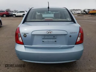 2007 Hyundai Accent GLS with VIN KMHCN46C77U110324, listed as a Copart auction lot 45515545 with 133,902 mi miles and Salvage Title. Bid and sale history available at carsss.com. Image 6.