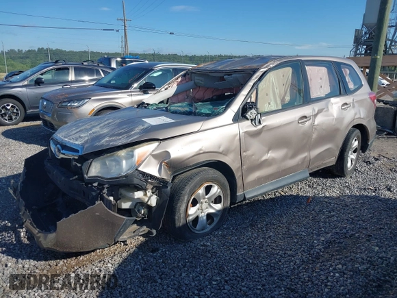 2014 Subaru Forester 2.5i with VIN JF2SJAAC3EG523338, listed as a IAAI auction lot 39376603 with 112,980 mi miles. Bid and sale history available at carsss.com. Image 2.