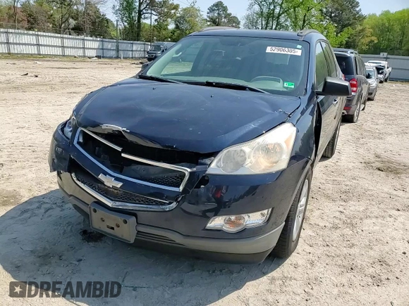 2012 Chevrolet Traverse LS with VIN 1GNKRFED4CJ300613, listed as a Copart auction lot 52906305 with 177,912 mi miles and Salvage Title. Bid and sale history available at DreamBid. Image 12.