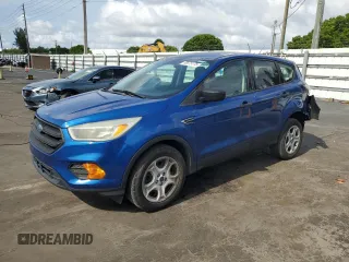 2017 Ford Escape S with VIN 1FMCU0F76HUD04746, listed as a Copart auction lot 58579175 with 101,799 mi miles and Salvage title. Bid and sale history available at DreamBid. Image 1.
