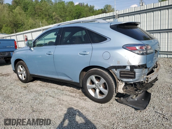 2012 Lexus RX 350 with VIN 2T2BK1BA2CC126946, listed as a Copart auction lot 54875315 with 162,591 mi miles and Salvage title. Bid and sale history available at DreamBid. Image 2.