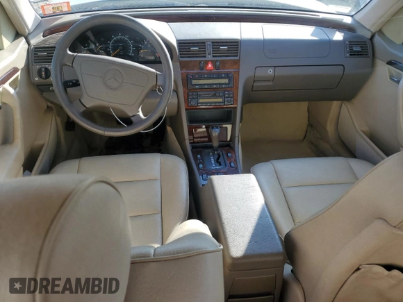 1996 Mercedes-Benz C with VIN WDBHA28E7TF319617, listed as a Copart auction lot 80874744 with 92,068 mi miles and Salvage Title. Bid and sale history available at carsss.com. Image 8.