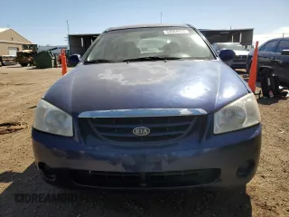 2006 Kia Spectra EX with VIN KNAFE121965253446, listed as a Copart auction lot 53084675 with 195,488 mi miles and Salvage Title. Bid and sale history available at DreamBid. Image 5.