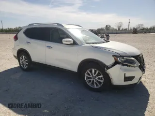 2017 Nissan Rogue SV with VIN 5N1AT2MT1HC844145, listed as a Copart auction lot 49464715 with 80,291 mi miles and Salvage Title. Bid and sale history available at carsss.com. Image 4.