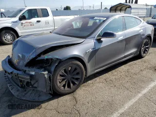 2018 Tesla Model S 75D with VIN 5YJSA1E26JF246673, listed as a Copart auction lot 53256415 with 167,505 mi miles and Salvage Title. Bid and sale history available at DreamBid. Image 1.