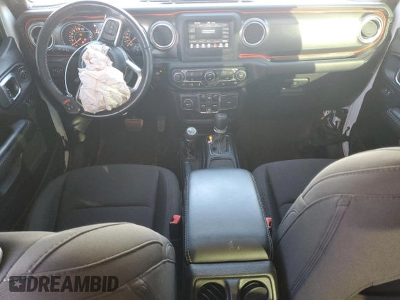 2020 Jeep Wrangler Unlimited Sahara Altitude with VIN 1C4HJXEG4LW314038, listed as a Copart auction lot 73728374 with 50,828 mi miles and Salvage title. Bid and sale history available at DreamBid. Image 8.