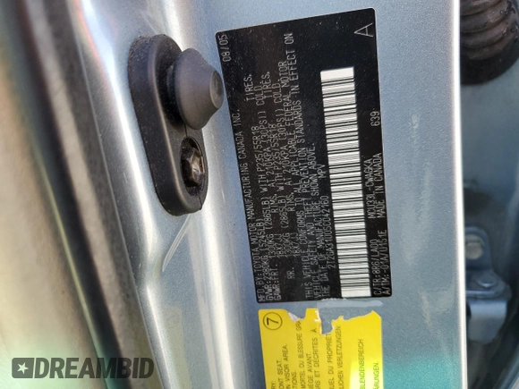 2005 Lexus RX 330 with VIN 2T2GA31U05C042160, listed as a Copart auction lot 53120035 with 190,409 mi miles and Salvage Title. Bid and sale history available at DreamBid. Image 14.