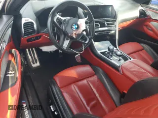 2019 BMW 8 Series M850i xDrive with VIN WBABC4C51KBU96056, listed as a Copart auction lot 71490104 with Not Provided miles and Salvage Title. Bid and sale history available at carsss.com. Image 8.