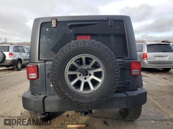 2018 Jeep Wrangler JK Unlimited Sport with VIN 1C4BJWDG0JL834219, listed as a Copart auction lot 87192904 with 77,452 mi miles and Salvage Title. Bid and sale history available at carsss.com. Image 6.