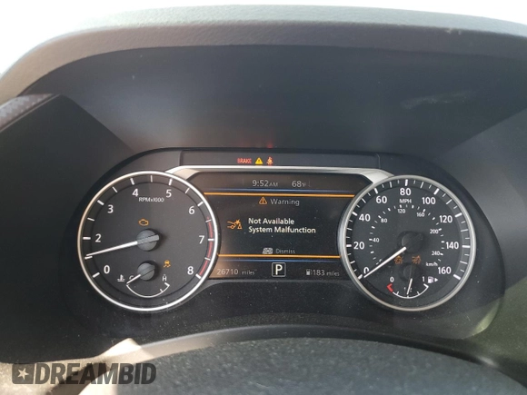 2024 Nissan Sentra SV with VIN 3N1AB8CVXRY238822, listed as a Copart auction lot 53317765 with 26,710 mi miles and Clean Title. Bid and sale history available at DreamBid. Image 9.