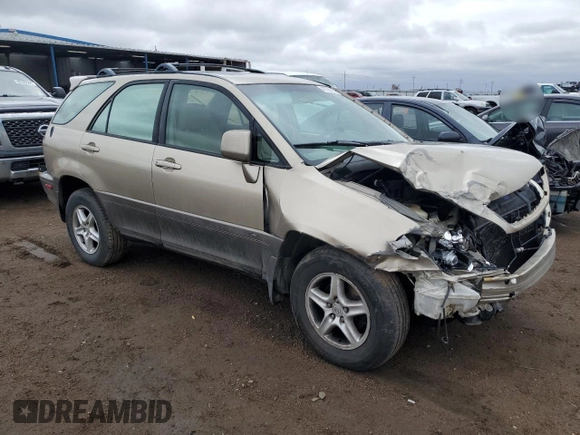2003 Lexus RX 300 z VIN JTJHF10U530309619, wystawiony jako Copart lot #47728565 z przebiegiem 153 357 mil mil oraz Szkody całkowita. Historia ofert i sprzedaży dostępna na DreamBid. Obrazek 4.