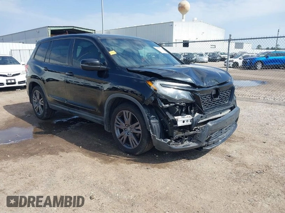 2019 Honda Passport EX-L with VIN 5FNYF7H59KB003011, listed as a IAAI auction lot 41563219 with 78,239 mi miles and . Bid and sale history available at carsss.com. Image 1.