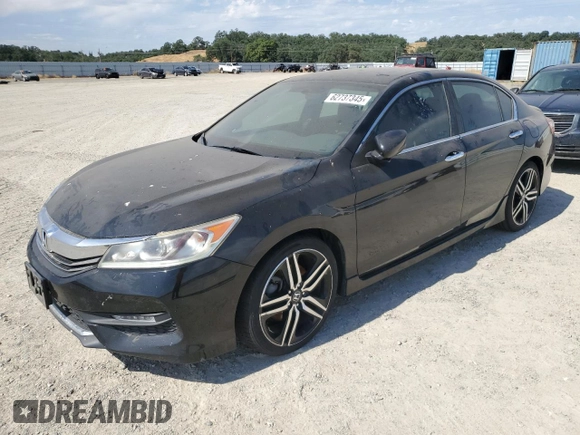 2016 Honda Accord Sport with VIN 1HGCR2F54GA163743, listed as a Copart auction lot 62737345 with 184,815 mi miles and Clean title. Bid and sale history available at DreamBid. Image 1.