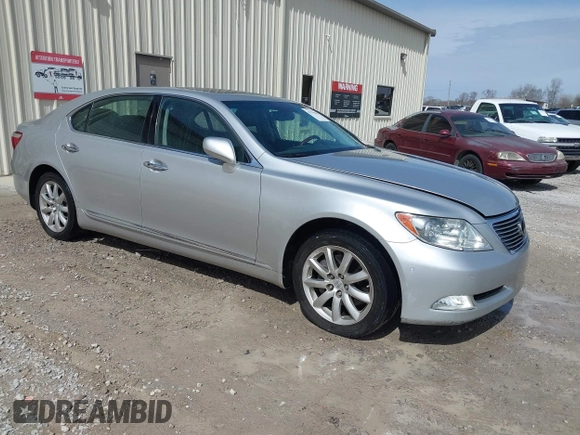 2008 Lexus LS 460 L with VIN JTHGL46F985024402, listed as a IAAI auction lot 41753588 with 167,373 mi miles and . Bid and sale history available at DreamBid. Image 1.