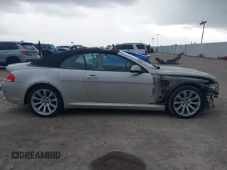 2010 BMW 6 Series 650i with VIN WBAEB5C58AC225588, listed as a IAAI auction lot 41186110 with 83,032 mi miles. Bid and sale history available at carsss.com. Image 14.