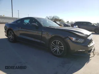 2017 Ford Mustang EcoBoost with VIN 1FA6P8TH9H5295254, listed as a Copart auction lot 49554515 with 110,464 mi miles and Salvage Title. Bid and sale history available at carsss.com. Image 4.