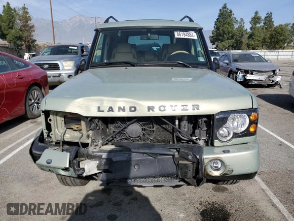 2003 Land Rover Discovery with VIN SALTY16443A788620, listed as a Copart auction lot 86194884 with 264,612 mi miles and Salvage Title. Bid and sale history available at DreamBid. Image 5.