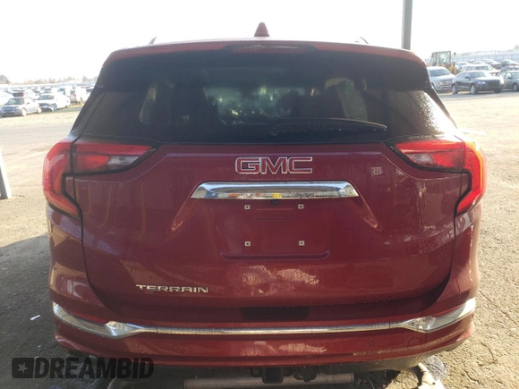 2018 GMC Terrain Denali with VIN 3GKALSEX4JL300310, listed as a Copart auction lot 43460835 with Not Provided miles and Salvage Title. Bid and sale history available at DreamBid. Image 6.