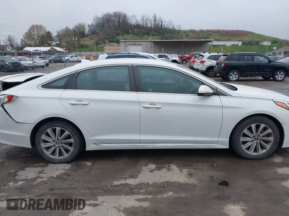 2016 Hyundai Sonata Sport with VIN 5NPE34AF5GH349871, listed as a IAAI auction lot 41962910 with 86,978 mi miles and . Bid and sale history available at DreamBid. Image 13.