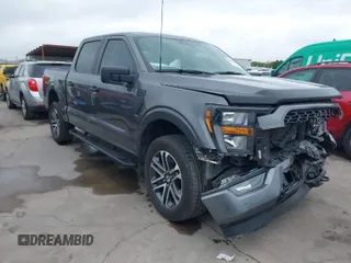 2023 Ford F-150 XL with VIN 1FTFW1E52PKE62836, listed as a IAAI auction lot 41898708 with 28,925 mi miles. Bid and sale history available at carsss.com. Image 1.