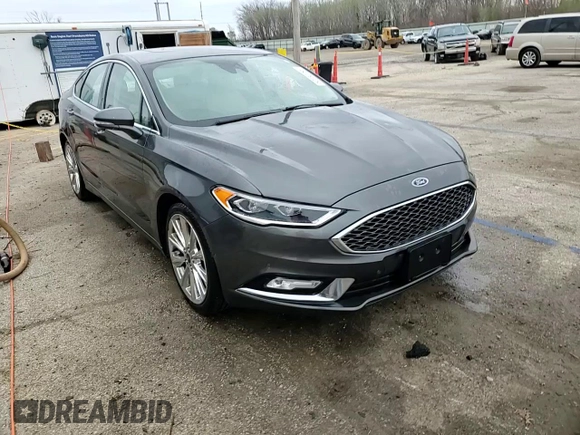 2017 Ford Fusion Titanium with VIN 3FA6P0K92HR290860, listed as a Copart auction lot 52030785 with 100,349 mi miles and Salvage Title. Bid and sale history available at carsss.com. Image 13.