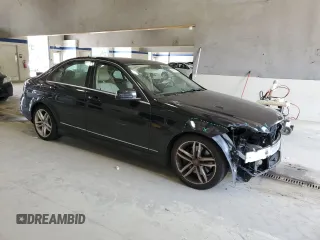 2013 Mercedes-Benz C 300 Sport with VIN WDDGF8AB0DR253371, listed as a Copart auction lot 62021785 with 190,938 mi miles and Salvage title. Bid and sale history available at DreamBid. Image 4.