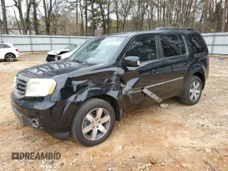 2013 Honda Pilot Touring with VIN 5FNYF3H90DB029852, listed as a Copart auction lot 50054735 with 167,691 mi miles and Salvage title. Bid and sale history available at DreamBid. Image 1.