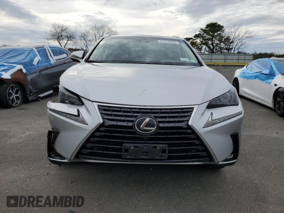 2019 Lexus NX 300 with VIN JTJBARBZ7K2198523, listed as a Copart auction lot 51774555 with 55,493 mi miles and Salvage Title. Bid and sale history available at DreamBid. Image 5.
